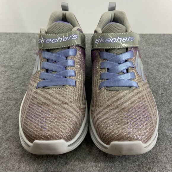 Skechers Kids Girls' Double Dreams Sparkle Active Sneaker Running Shoe Size 5 - Picture 3 of 12
